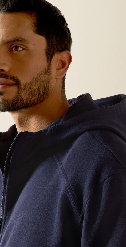 FR DuraStretch Heavyweight Fleece Full Zip Hoodie 01